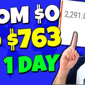 Make $763 IN ONE DAY For FREE Using THIS Trend To Make Money Online!