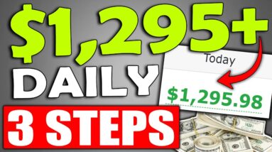 Get Paid $1,295/DAY With a DONE FOR YOU Model That's Set Up in 3 EASY STEPS (Make Money Online)