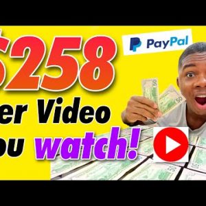 Earn $258 Per Video You Watch For FREE! | Make Money Online Watching Videos