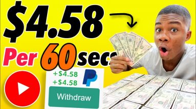 Get Paid $4.58 Every 60 SECONDS Watching Free Videos! (Make Money Online)