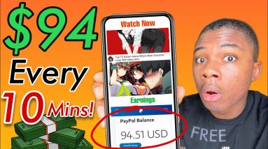 Earn $94.51 Per 10 Mins Watching Free Videos! *Update (Free PayPal Money 2021)