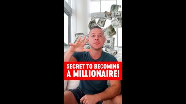 Secret To Becoming a Millionaire! #shorts