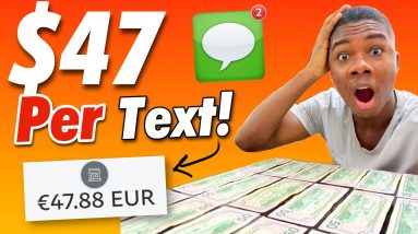 [NEW 2021] Get Paid $47.86 Per Text You Send! (Make Money Online Texting)