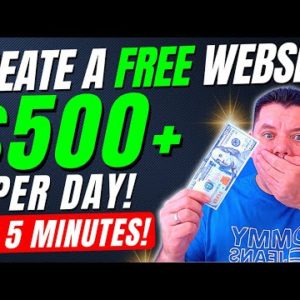 Create A Free Affiliate Marketing Website in 5 Minutes & Make $500 Daily With FREE Traffic