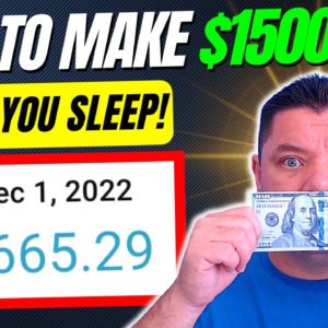 Affiliate Marketing 2023: How YOU Can Make $1,500 Daily While You Sleep!