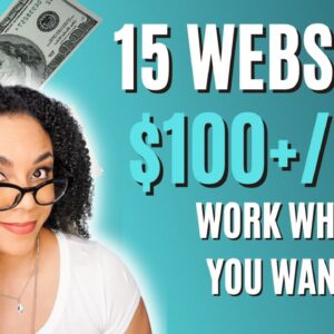 15 Trusted Websites To Make At Least $100+ Per Day.  Make Money Online 2023!