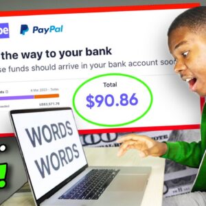 Type Words & Earn $2.86 PER Minute! [$90+ Daily] - Online Typing Jobs Worldwide