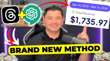 I Made $1,735 in ONE DAY Using ChatGPT and Threads Here's How! (Make Money Online)