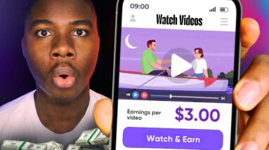 This App Pays $3.00 PER MIN To Watch Videos! *No Limit* (Free Money Online 2025)