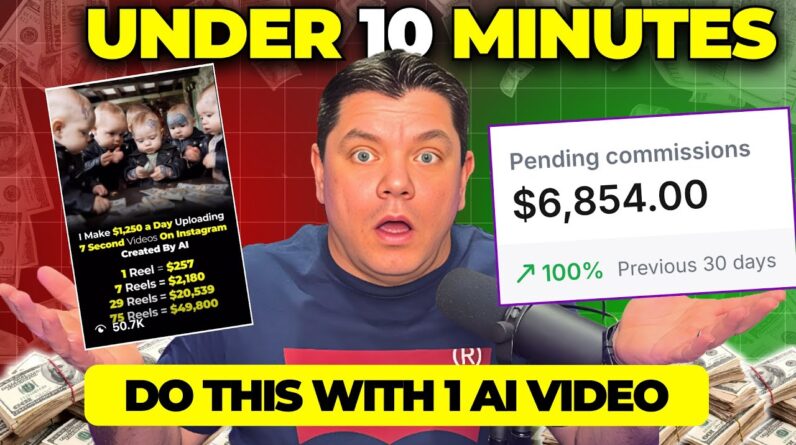 This ONE AI Video Made Me $6,854 – Do This to Make Money Online 2025