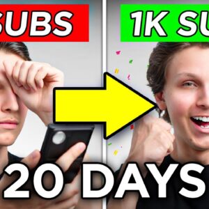 From 0 to 1,000 Subscribers in Just 20 Days… How I Did It