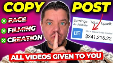 Easiest Way to Start Affiliate Marketing Reusing FREE Videos (No Filming Required)
