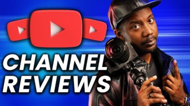 LIVE YOUTUBE CHANNEL REVIEWS and Real Advice for Small YouTubers