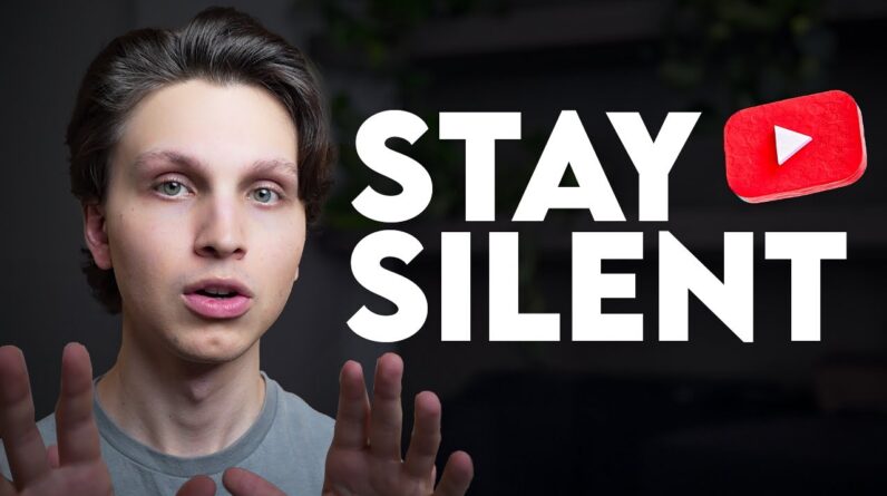 Don't Tell ANYONE About Your YouTube Channel!
