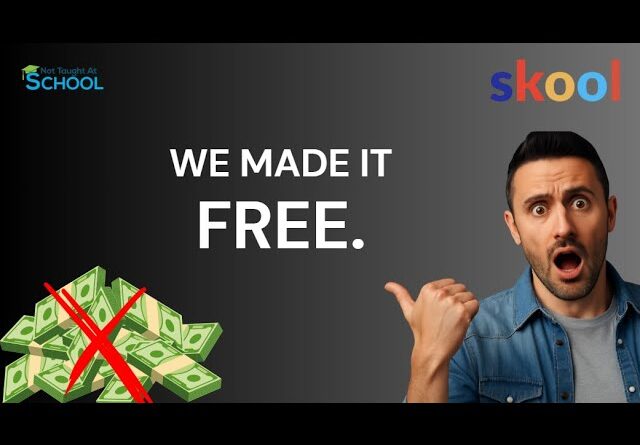 Trying To Make $10,000 a Month On Skool: Making The Group FREE