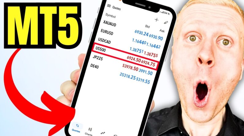 How to use MetaTrader 5 Mobile App for Beginners: MT5 Phone Tutorial
