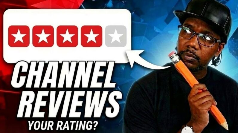 LIVE CHANNEL REVIEWS - Real Advice for Small Channels