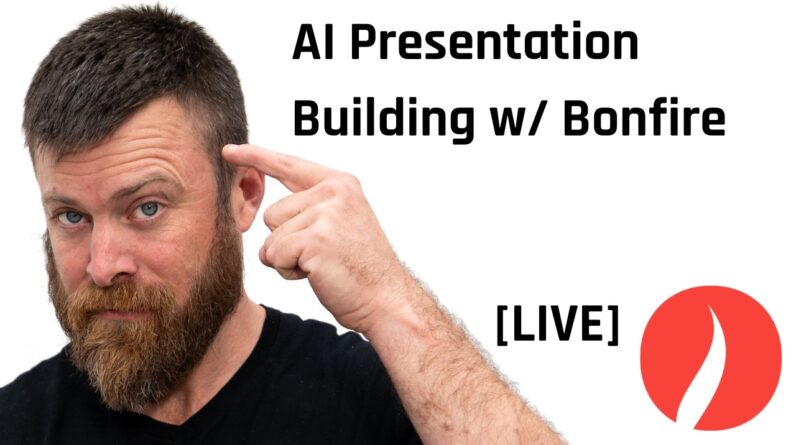 Creating a presentation with AI + Bonfire