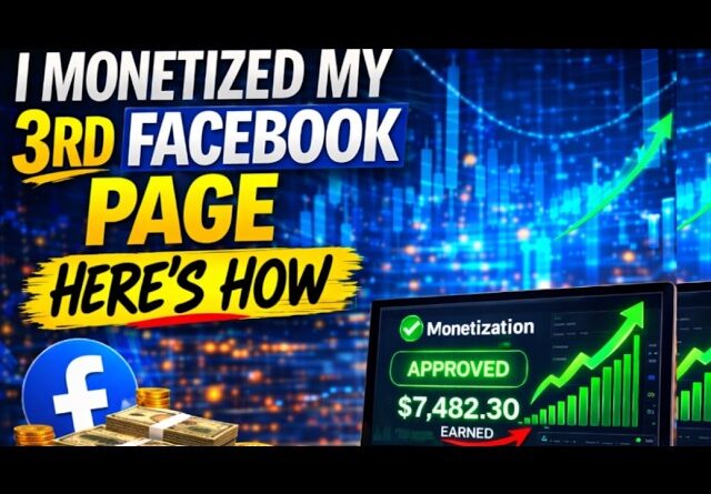 I Monetized My 3rd Facebook Page....Here’s How