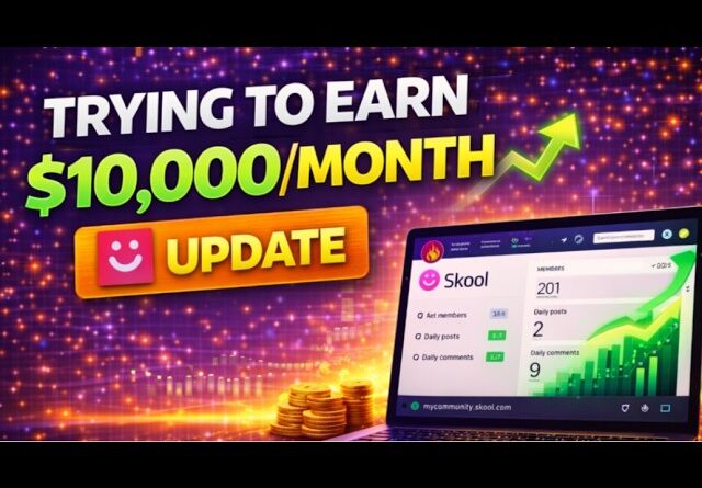 Trying To Earn $10,000 a Month On Skool: Update 🚀