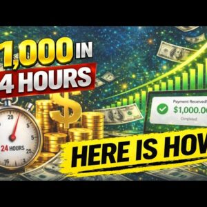 $1,000 In 24 Hours, Here Is How....