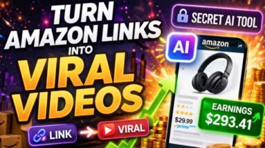 I use THIS Secret AI Tool To Turn Amazon Links Into Viral Videos
