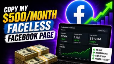 Copy My $500 Month Faceless Facebook Page Strategy: (Step By Step Tutorial) 🚀