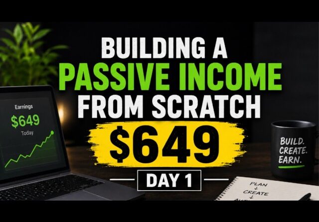Building a Passive Income From Scratch: Day 1