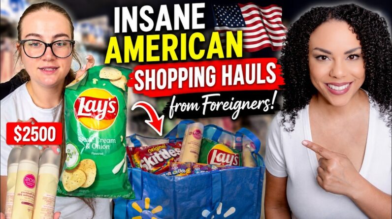 Foreigners Insane American Shopping Hauls That Make No Sense to Us